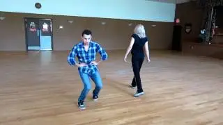 Dasha Sushko & Dmitry Demidov preparing for Dance FuSion class