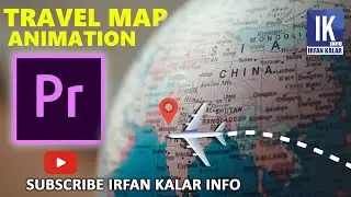 How To Make Travel Map Animation Tutorial For Premiere Pro
