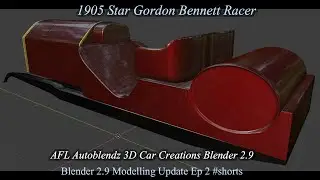 Hard Surface Modelling in Blender 2.9 1905 Star Gordon Bennett progress Ep 2 
