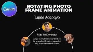 Create Rotating Photo Frame Animations in Canva