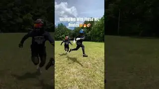 Hitting Bro With These NFL Routes Vol 3🤯🏈🔥 #fyp #shorts #football