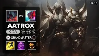Aatrox vs Yone Top - KR Grandmaster - Patch 14.18 Season 14