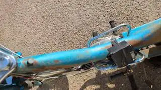 starting my moped after it's first proper wash!