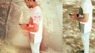 How to change background+ make photo with PicsArt + PNG effects