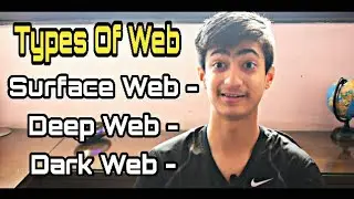 What are Types Of Web? [India/Urdu] What is Dark,Deep,Surface Web?