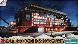 🌤️❄️ New Weather of Conditions Season 25/26 + Installation - PES 2021 & Football Life 2025