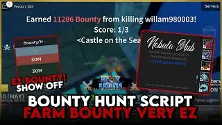 Blox Fruits Auto Bounty Hunt Farm Script | Get 30M Bounty Before The New Update!