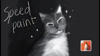 Cat Speed Paint in Autodesk Sketchbook