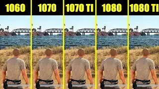 PUBG Full Release 1080 ti vs 1080 vs 1070 ti vs 1070 vs 1060 8700K Frame Rate Comparison