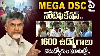 Ap Mega Dsc Notification 2024 | Chandrababu | Public Reaction On DSC Notification |SumanTV Education