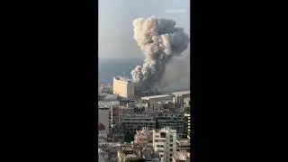 Beirut Explosion with Attack on Titan OST