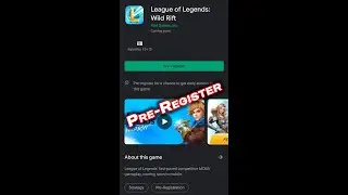 League of Legends : Wild Rift by Riots Games • Pre-registration started on Google play store