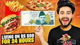 Living on Rs 500 for 24 Hours Challenge! | Sasta Food Challenge😳 @ThatWasCrazy
