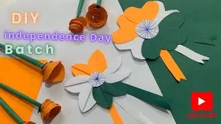 independence day batch | how to make independence day batch | independence day badge making