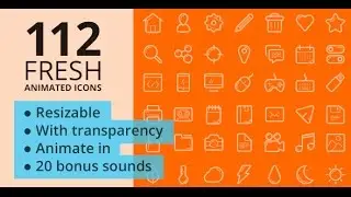 Download Animated Icons for adobe After Effects