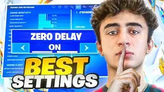 BEST Fortnite Settings For ZERO INPUT DELAY in FNCS + Nvidia Panel Settings (2024)