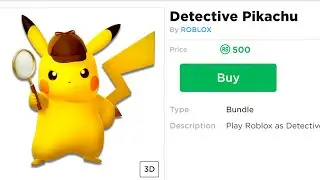 How to be Detective Pikachu in Roblox!!
