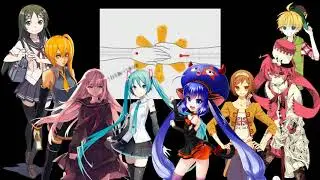 【VOCALOID CHORUS 】Kimi no Taion 【8 Vocaloid】