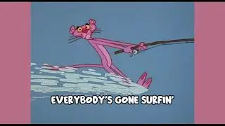 SURFIN' U.S.A. - THE BEACH BOYS (with PINK PANTHER) ENG SUB/KOR SUB