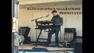 Backing Track Cover Band Equipment suggestions UI24R, Behringer P2, iP300, xvive U4, M15B 15" Sub