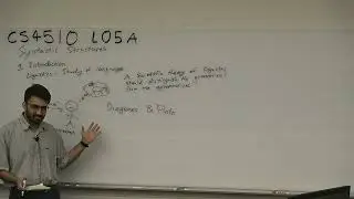 CS4510 L05A Syntactic Structures