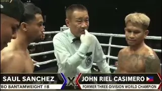 John Riel Casimero vs Saul Sanchez FULL FIGHT | reaction
