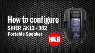 Connecting Via Bluetooth to SHIER Portable Speaker
