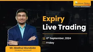 Sensex Expiry Live Trading | 6th September, 2024