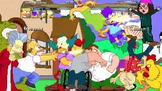 Mugen Special The Simpsons vs Family Guy Ultimate Party