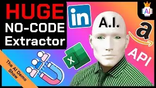 A Hidden A.I. Web Scraping For Linkedin, Amazon, Leads, Or Anything | The A.I. Demo Show | Ep 7