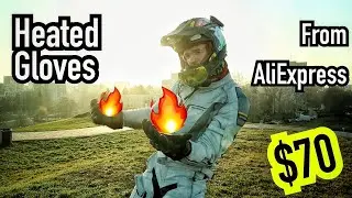 Heated Gloves for $70 from AliExpress - Warmspace Heating Rider Motorcycle / Ski Gloves