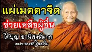 แผ่เมตตา ได้บุญมาก ช่วยเหลือผู้อื่น🙏เสียงเทศน์ หลวงพ่อจรัญ(ไม่มีโฆษณาคั่น)