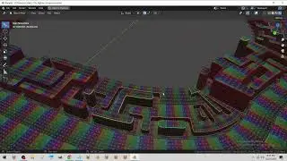 Smooth City - Generated - Blender Geometry nodes