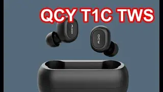 Распаковка наушники QCY T1С TWS Bluetooth