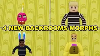 [UPDATE 410] New backrooms morphs! Roblox! How to get all morphs?