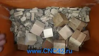 Мокрая и сухая галтовка дерева Ольха