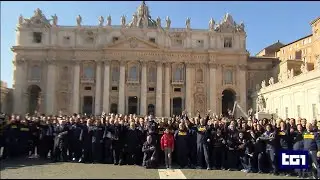 30-01-2023: Le nazionali di Volley da Papa Francesco al Tg1