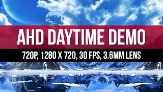 AHD 720P 1280 x 720 Security Camera Daytime Video Surveillance Sample 30 FPS