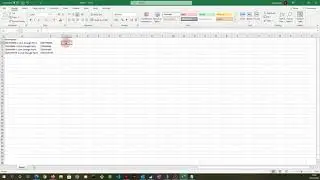 Split excel data BEFORE and AFTER the first space.