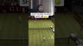 Stop trying to drop shot me 🤣 #topspin #topspin2k25 #2kcommunity #2k #foryou #shorts #viral