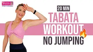 20 MIN I NO JUMPING TABATA WORKOUT I FULL BODY TRAINING