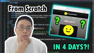 Making my First Website in 4 Days!