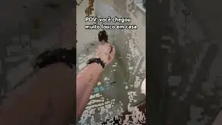 Quando você chega 5h da manhã em casa e não sabe como foi parar na cama 🤪 #pov #humor #datamoshing