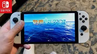 Jogando Subnautica no novo Nintendo Switch Oled 🤿