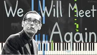 Bill Evans - We Will Meet Again (Jazz Piano Synthesia + Double Bass)