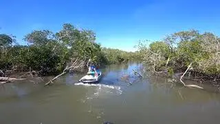 |Jetski Vlog| Exploring the mangrove trails on the Gold Coast Seadoo GTR 230 and GTI 130