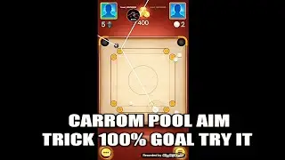 CARROM POOL AIM TRICK 100%GOAL TRICK WITH LULUBOX IN TELUGU