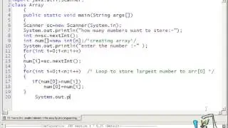13  How to find  smallest element in the araay by java programming