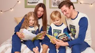 Уютный домашний костюм для всей семьи 🤩