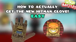 How to ACTUALLY get the new Hitman glove in slap battles! (Easiest way)